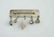 NAKAI 925 SILVER PUEBLO INDIAN VILLAGE GEMSTONE BROOCH - 4