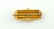 ENGRAVED 14KT GOLD VICTORIAN SEED PEAL ONYX BAR BROOCH - 5