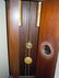 SETH THOMAS GRANDFATHER CLOCK MAGNIFIED PENDULUM VIEW - 4