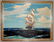 HUNTER WOOD SHIP OIL PAINTING NEWCOMB MACKLIN FRAME