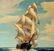 HUNTER WOOD SHIP OIL PAINTING NEWCOMB MACKLIN FRAME - 2