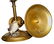 Pr VIENNA BERGMAN BRONZE CANDLESTICKS BIRD CHICK marked - 3