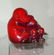 ROYAL DOULTON FLAMBE HUGGING MONKEYS ENGLISH POTTERY - 2