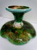 GEORGE JONES MAJOLICA LILY COMPOTE ENGLISH POTTERY - 4