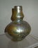 SILVER OVERLAY LOETZ PAPILLON OIL SPOT ART GLASS VASE - 13