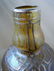 SILVER OVERLAY LOETZ PAPILLON OIL SPOT ART GLASS VASE - 7