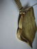 14Kt GOLD SEED PEARL SAPPHIRE CLASP LADIES MESH PURSE - 6