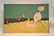 AFTER JOAN MIRO PAINTING PERSON THROWING STONE AT BIRD