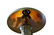 HANDEL REVERSE PAINTED, LUSH LANDSCAPE TABLE LAMP - 2