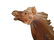 HERSCHELL SPILLMAN STANDER CARVED WOODEN CAROUSEL HORSE - 15