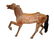 HERSCHELL SPILLMAN STANDER CARVED WOODEN CAROUSEL HORSE