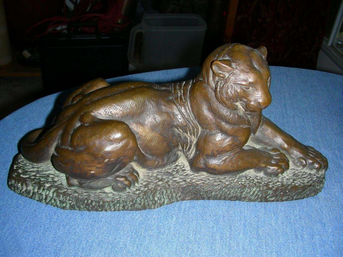 JOSEPH LORKOWSKI BOULTON BENGAL TIGER BRONZE SCULPTURE (1 of 4)