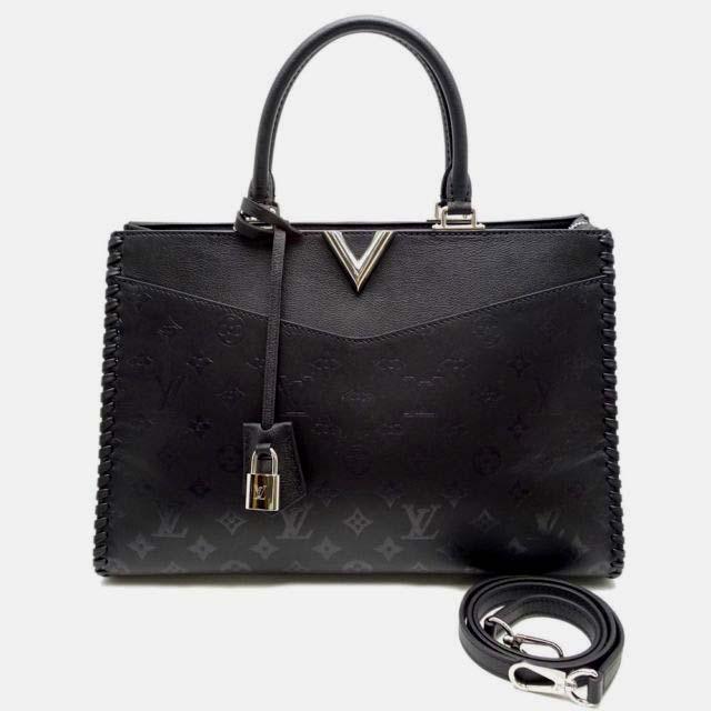 LOUIS VUITTON VERY ZIPPED TOTE 2WAY HANDBAG M54147 NOIR (1 of 6)