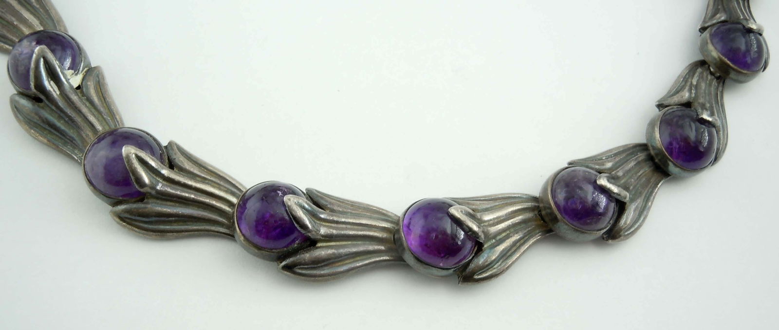 LOS CASTILLO MEXICAN SILVER and AMETHYST BELL FLOWER (1 of 7)