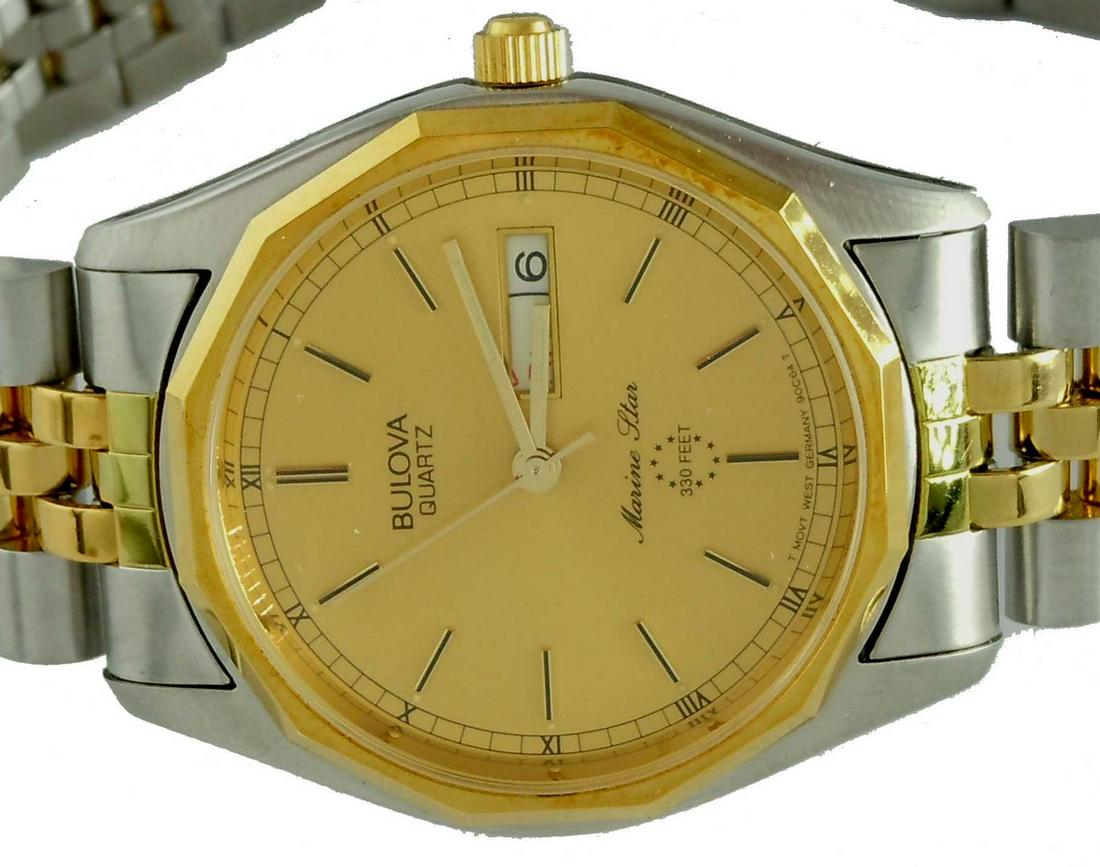 Bulova marine star two tone new arrivals