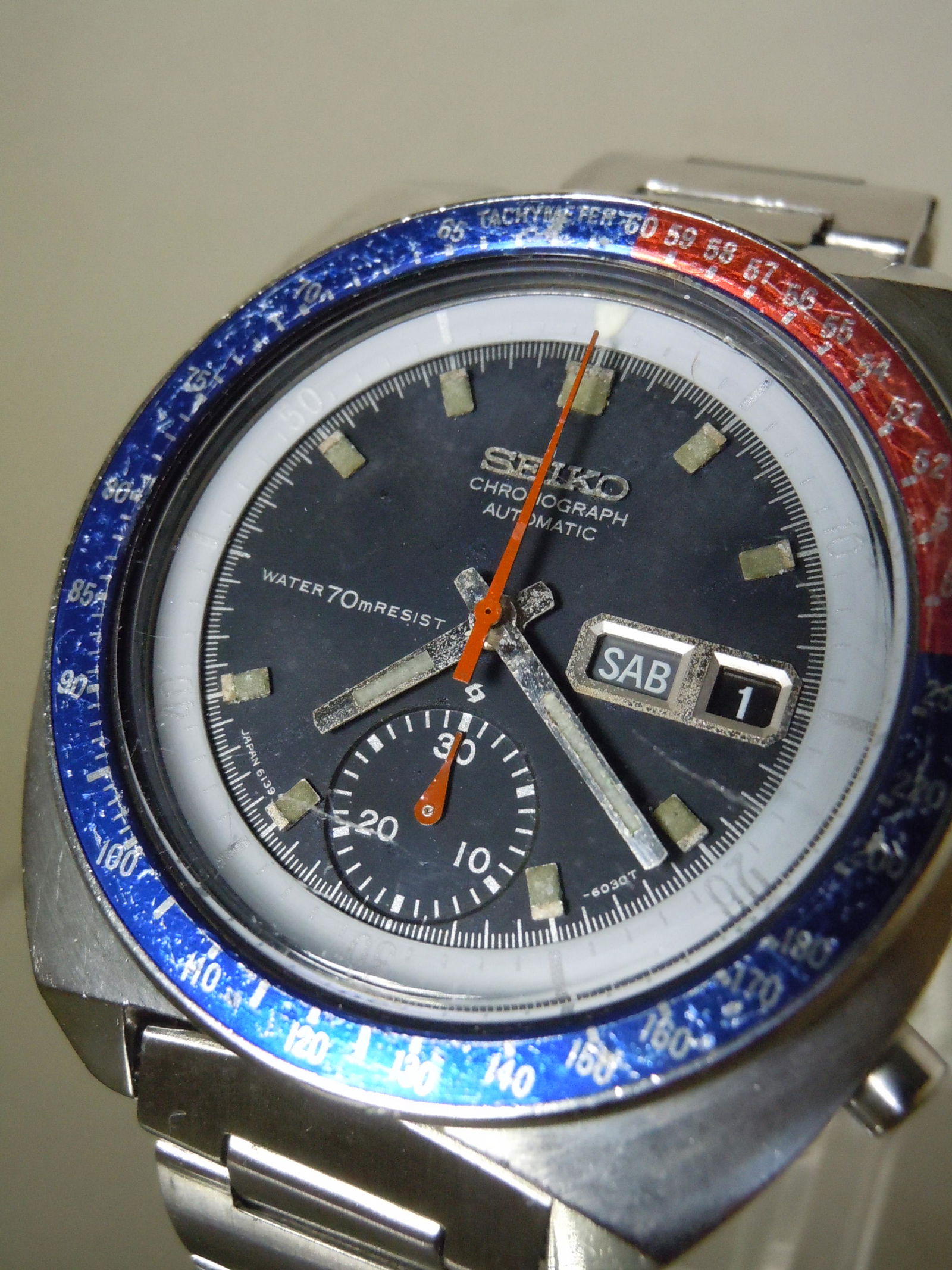 MENS 1971 SEIKO POGUE PEPSI DIAL AUTOMATIC CHRONOGRAPH (1 of 14)
