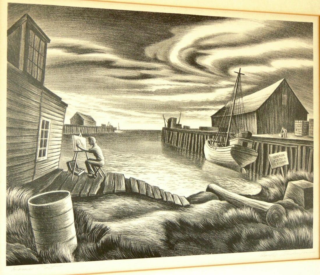 CARLOS ANDRESON LITHOGRAPH MANNER THOMAS HART BENTON (1 of 6)