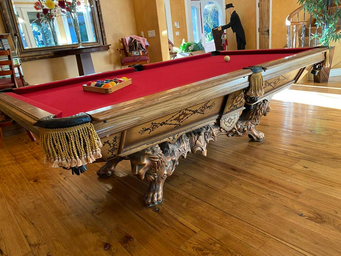 GOLDEN WEST BILLIARD THE VICTORIAN POOL TABLE -REG SIZE (1 of 12)