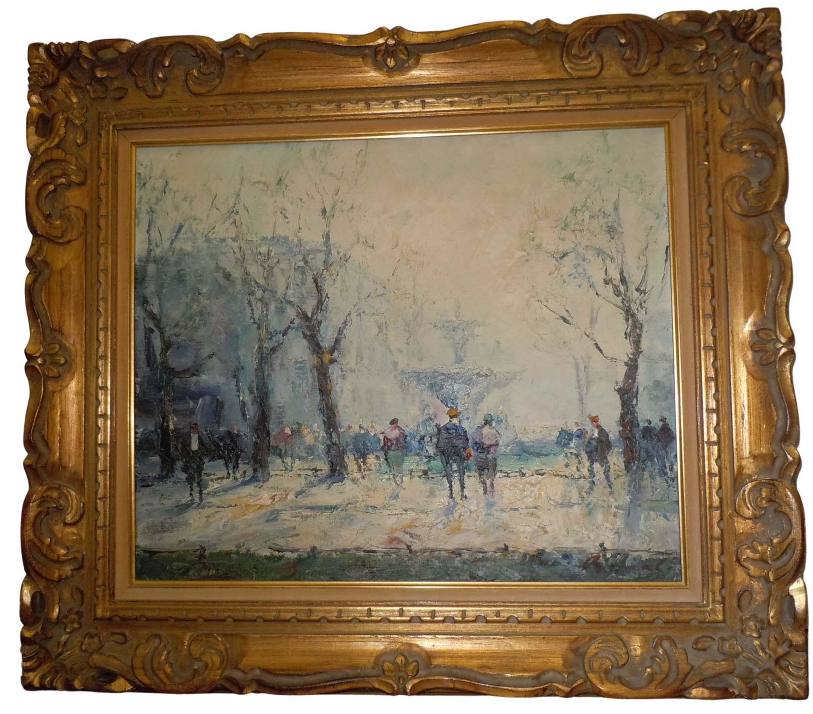 BENALI FRENCH PARISIAN SCENE OIL PAINTING, GERMAN b1914    German, (B 1914)  French Parisian Scene (1 of 20)