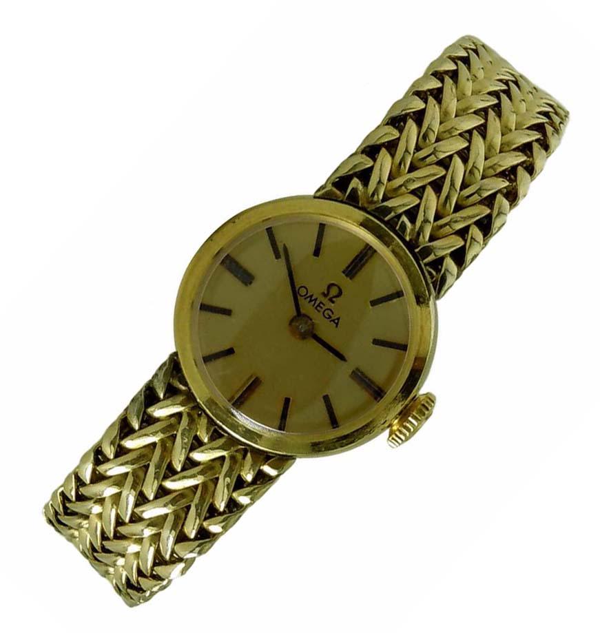 1960s LADY'S GOLD FILLED OMEGA BRACELET STATEMENT WATCH    A nice vintage Lady's 10K Gold Filled (1 of 8)