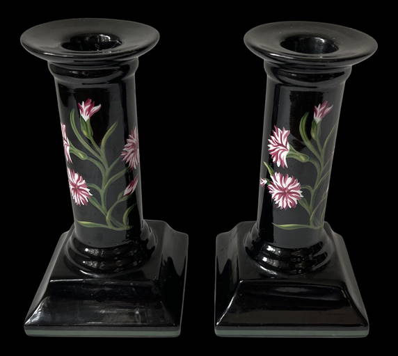 TIFFANY DELANEY FLOWERS By SYBIL CONNOLLY CANDLE HOLDERS STICKS