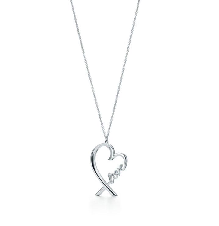 Tiffany love pendant deals
