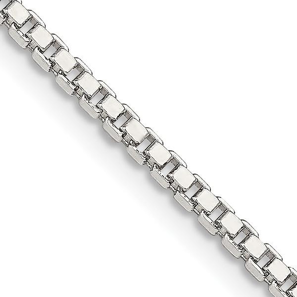 925 STERLING SILVER ITALIAN 2.5MM VENETIAN BOX LINK CHAIN NECKLACE 30 In   An Outstanding Solid 925 (1 of 5)