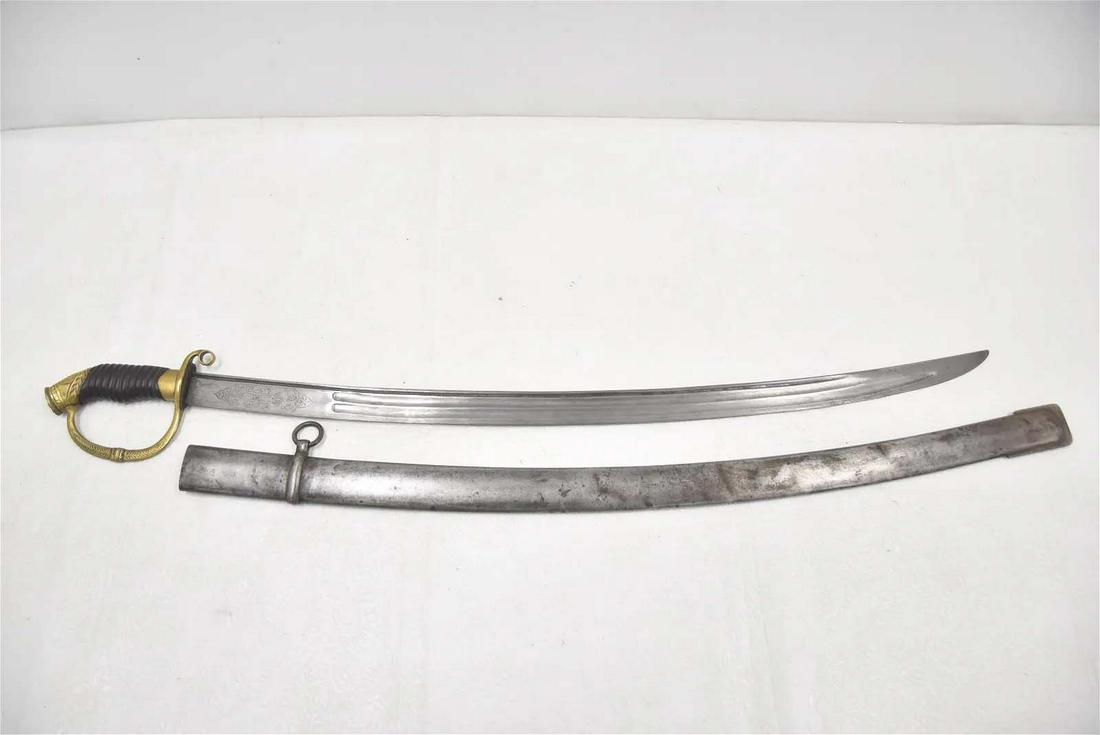 RARE IMPERIAL RUSSIAN OFFICER'S SHASHKA SWORD M1881 TSAR NICHOLAS II EAGLE CIPHER   FINE & RARE (1 of 20)