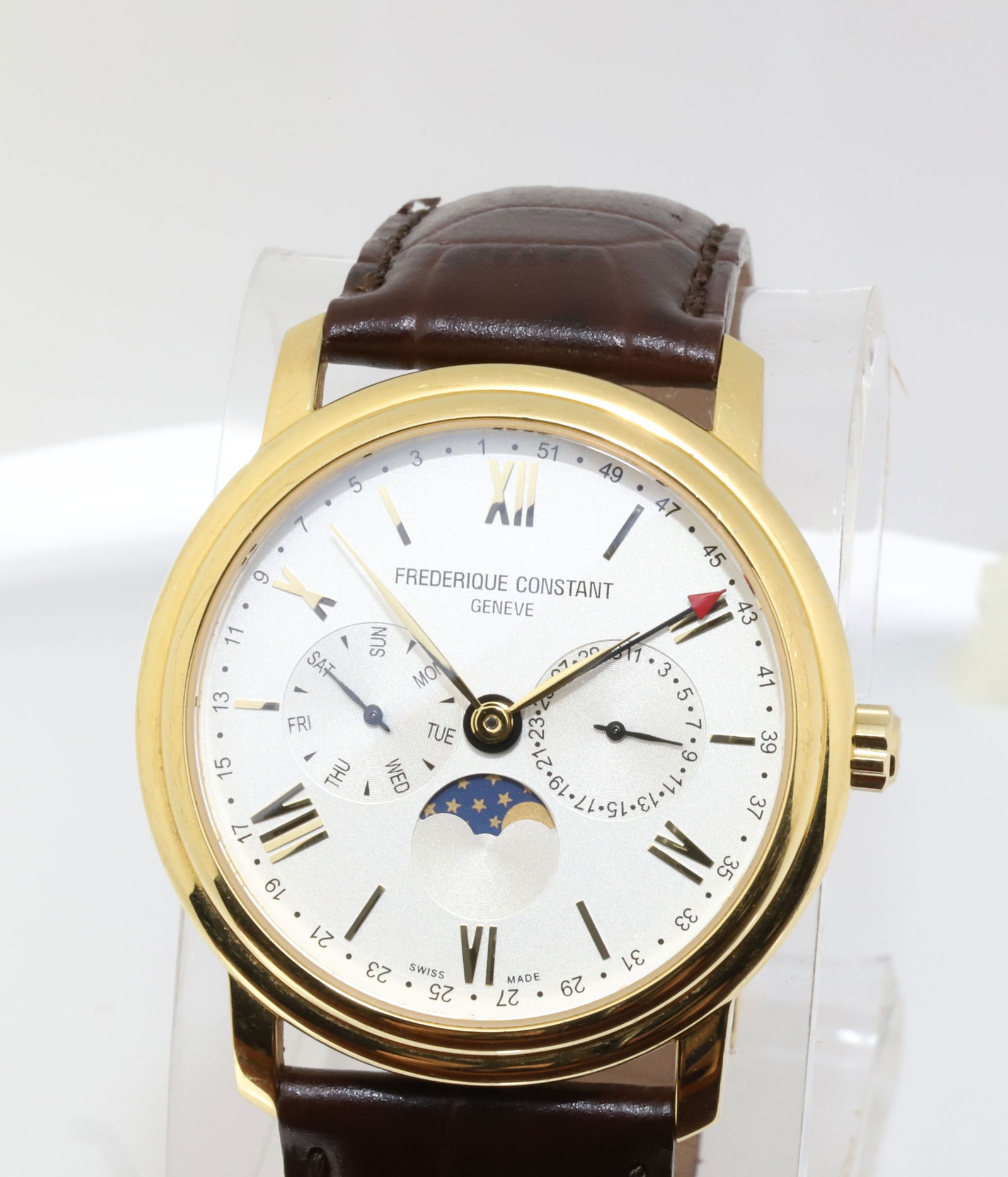 MENS FREDERIQUE CONSTANT PERSUASION MOONPHASE CHRONO    Frederique Constant Manufacture Stainless (1 of 8)