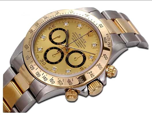 MENS ROLEX COSMOGRAPH DAYTONA 16523 DIAMOND DIAL 18KT BOX & PAPERS    Mens Rolex Cosmograph Daytona (1 of 7)