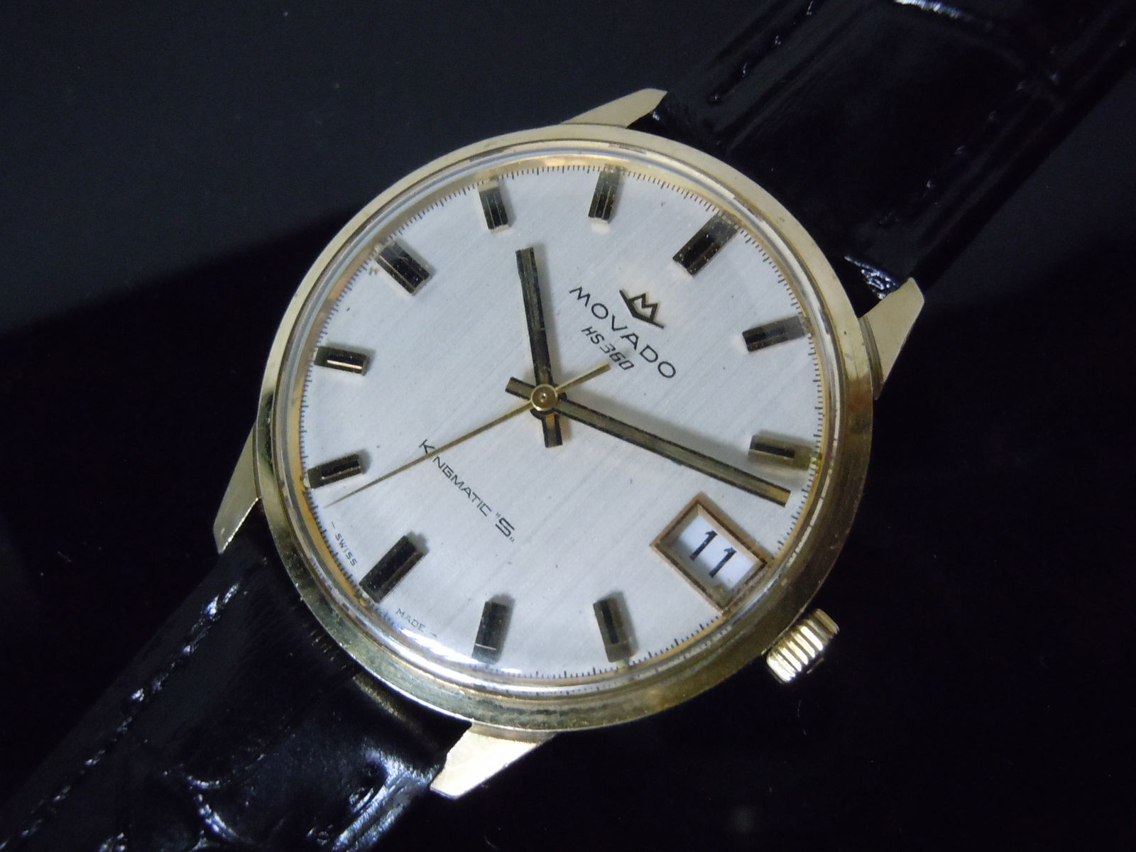 14K GOLD MOVADO SUB SEA 360 KINGMATIC S AUTOMATIC WATCH    Rare Vintage Men's 14kt Solid Gold Movado (1 of 8)