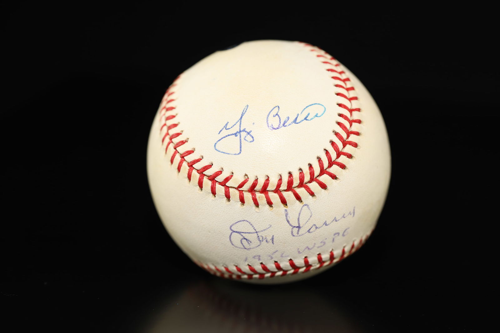 YOGI BERRA AND DON LARSEN AUTOGRAPHED BASEBALL SIGNED BALL  (STEINER)   Yogi Berra and Don Larsen (1 of 6)