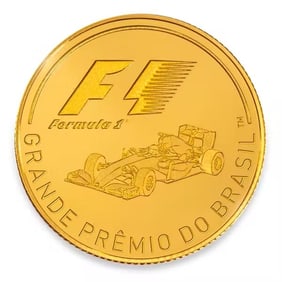 2016 ABU DHABI GRAND PRIX 1/4OZ 999 GOLD PROOF FORMULA 1 COIN 2016 Abu Dhabi Grand Prix 1/4oz