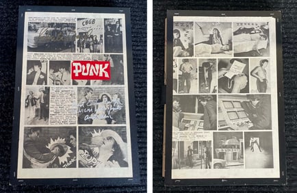 ROBERTA BAYLEY 2002 PUNK ROCK FOLIO: THE RAMONES, IGGY POP, BLONDIE, RICHARD HELL, ELVIS COSTELLO,