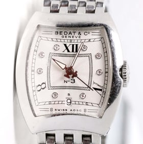 WOMAN'S STEEL BEDAT & CO 314 SWISS AUTOMATIC CALENDAR DATE WATCH Brand: Bedat & Co Ref: 314