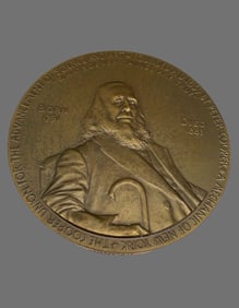 1909 TIFFANY & Co. BRONZE MEDAL COOPER UNION SCIENCE & ART - FREDERICK BRUTSCHY NYC Cooper Union