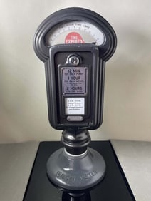 MAN CAVE DUNCAN PARKING METER in GRAY 1950s WORKING REPLICA w/ Keys    A stunning offical (working)