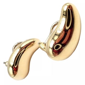 TIFFANY & Co. ELSA PERETTI 18K GOLD TEARDROP CLIP ON EARRINGS Tiffany & Co. 18K Yellow Gold Elsa