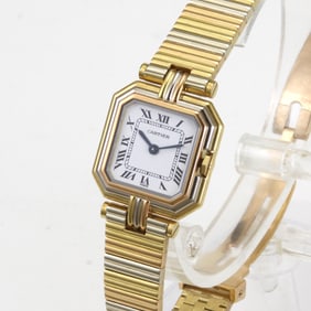 CARTIER TRINITY QUARTZ LADIES WATCH 18KT GOLD (YELLOW, PINK, WHITE) 22MM 72.4 Grams Brand: