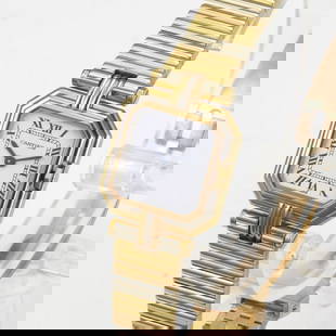 CARTIER TRINITY QUARTZ LADIES WATCH 18KT GOLD (YELLOW, PINK, WHITE) 22MM 72.4 Grams Brand:: CARTIER TRINITY QUARTZ LADIES WATCH 18KT GOLD (YELLOW, PINK, WHITE) 22MM 72.4 GramsBrand: Cartier Ref: Trinity Quartz Serial: 6600******** Gender: Ladies Movement: Swiss Quartz Crystal Type: (Cut Corn