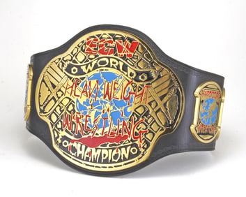 OFFICIAL AUTHENTIC WWE 2019 ECW WORLD HEAVYWEIGHT CHAMPIONSHIP REPLICA TITLE BELT  Official