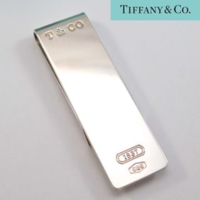 An Outstanding Authentic STERLING SILVER TIFFANY & CO 1837 MONEY CLIP w/ Box   Stamped ''TIFFANY &