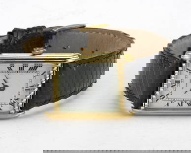 18K GOLD CHOPARD RETAILED BY TIFFANY & CO. SWISS 17J MANUAL WINDING MEN?S TANK WATCH 28.5 GRAMS: 18K GOLD CHOPARD RETAILED BY TIFFANY & CO. SWISS 17J MANUAL WINDING MEN?S TANK WATCH 28.5 GRAMS Brand: Chopard L.U.C - Ref: Retailed by Tiffany & Co  - Serial: 79657 2064 - Gender: Mens - Movement: Sw