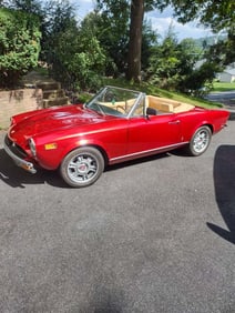 1978 CHERRY RED FIAT 124 SPIDER CONVERTIBLE Only 40K MILES