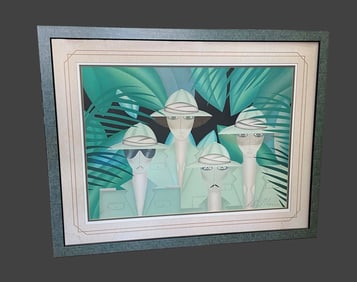 ROBIN MORRIS THE EXPEDITION ARTIST PROOF SIGNED LITHOGRAPH An original limited edition hand