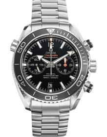 45.5mm. OMEGA SEAMASTER PLANET OCEAN 600M CHRONOGRAPH AUTOMATIC MENS WATCH 215.30.46.51.01.001 w/