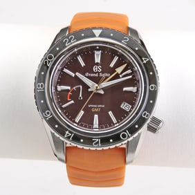 44MM GRAND SEIKO SPORT COLLECTION SPRING DRIVE GMT SBGE245 W/ BOX & MANUAL A Rare Limited Edition