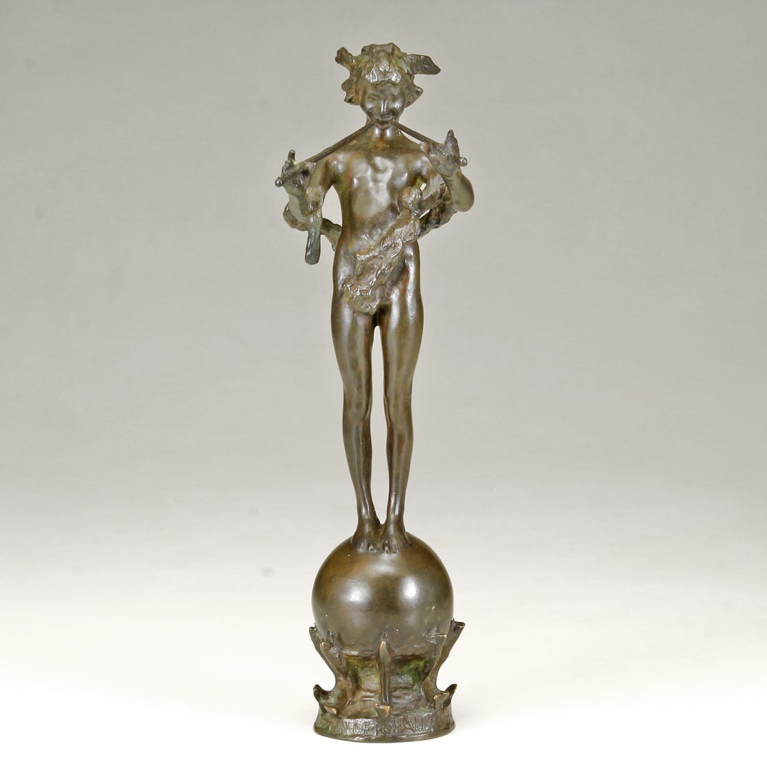 FREDERICK WILLIAM MACMONNIES PAN OF ROHALLION ROMAN BRONZE WORKS NY Frederick William MacMonnies (1 of 13)