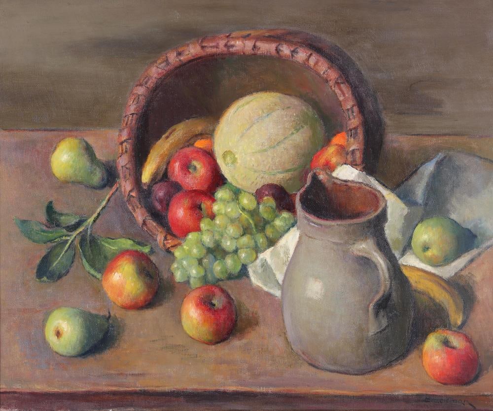 ROBERT BRACKMAN (UKRAINIAN/AMERICAN 1898-1980), "STILL LIFE #11", OIL ON CANVAS PAINTING Robert: ROBERT BRACKMAN (UKRAINIAN/AMERICAN 1898-1980), "STILL LIFE #11", OIL ON CANVAS PAINTING Robert Brackman Ukrainian/American, 1898-1980 ''Still Life #11'' Oil on canvas Signed: ''Brackman'' lower right