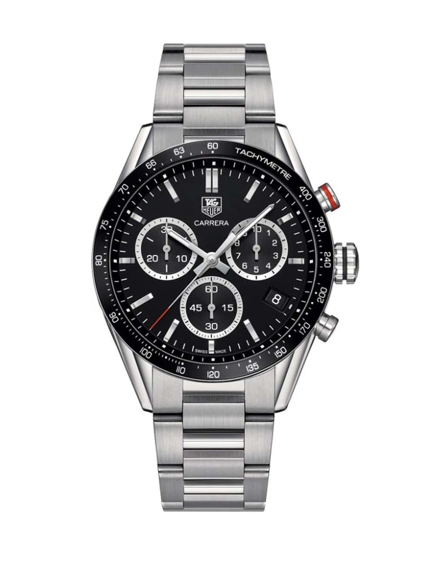 TAG HEUER PANAMERICANA CARRERA MEN'S CHRONOGRAPH WATCH CV1A10.BA0799 Model # CV1A10.BA0799 TAG: TAG HEUER PANAMERICANA CARRERA MEN'S CHRONOGRAPH WATCH CV1A10.BA0799 Model # CV1A10.BA0799 TAG HEUER CARRERA PANAMERICANA SPECIAL EDITION MEN'S WATCH DETAILS: - Brushed-polished Stainless Steel Case &